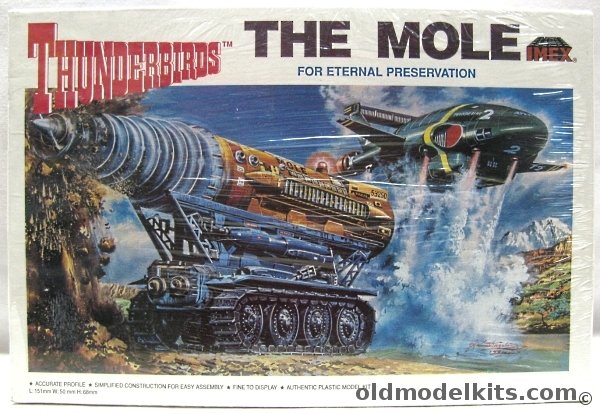 IMEX Thunderbirds The Mole - 'For Eternal Preservation', 1214 plastic model kit